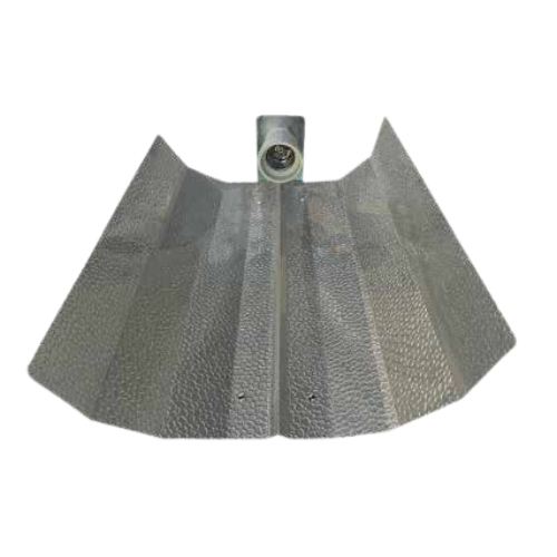 Hammerschlagreflektor Platinum47x47 cm