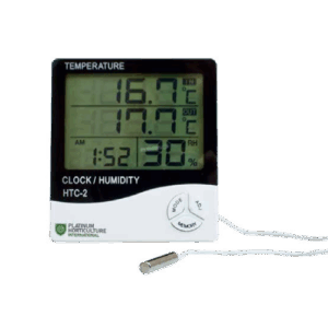 Thermometer - Hygrometer mit großem Display (mit Sonde) Thermo-Hygrometer gr. Display mit sonde platinum