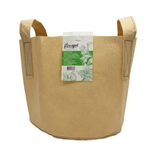FLEXAPOT FABRIC POT TAN 19 LTRS (5 GAL) (5 UNITS)