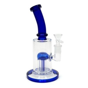 18CM BUBBLER DRUM GLASS BONG WITH MEDUSA PERCOLATOR
