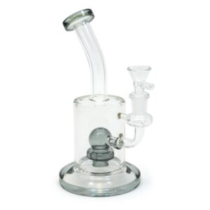 23CM BUBBLER DRUM GLASS BONG WITH BALL PERCOLATOR
