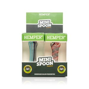 HEMPER - SPOON PIPE - CLEAR (DISPLAY 8 U)