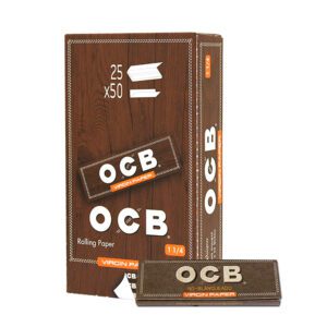 OCB VIRGIN 1.1/4 SMOKING PAPER (25 BOOKLETS)