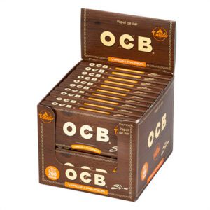 OCB VIRGIN SMOKING PAPER BLOC 200 SLIM (20 BOOKLETS)