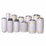 High Flow-Aktivkohlefilter 150 m³- 4500 m³ // Anschluss 100-355mm