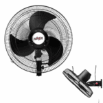 Ralight Wandventilator mit Zugschalter 20 Zoll ( 50 cm )